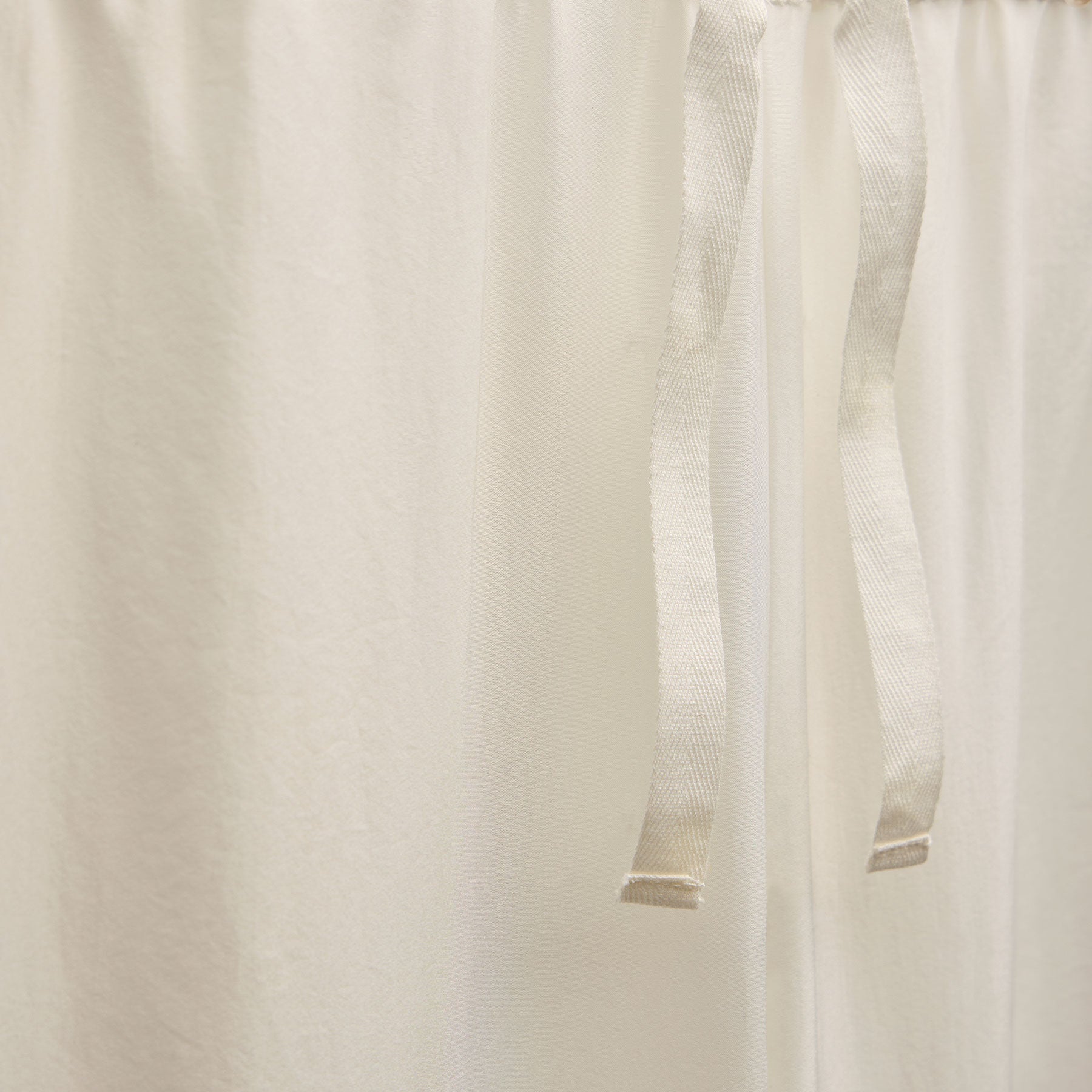 Washed Silk Wide Cuff Pant in Ivory | James Perse Los Angeles