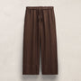 Washed Silk Wide Cuff Pant in Washed Brown | James Perse Los Angeles