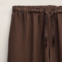 Washed Silk Wide Cuff Pant in Washed Brown | James Perse Los Angeles