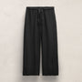 Washed Silk Wide Cuff Pant in Washed Black | James Perse Los Angeles