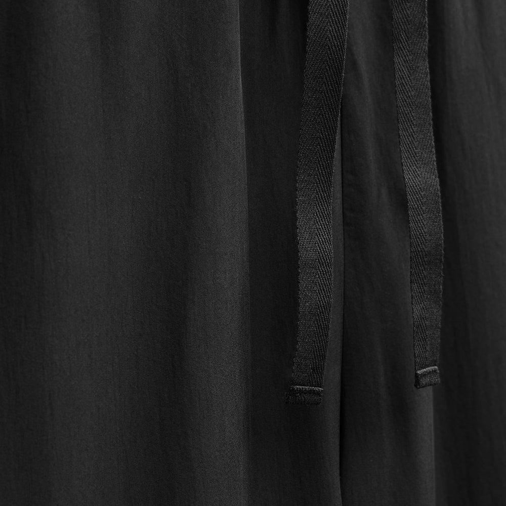 Washed Silk Wide Cuff Pant in Washed Black | James Perse Los Angeles