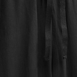 Washed Silk Wide Cuff Pant in Washed Black | James Perse Los Angeles
