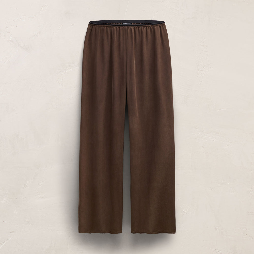 Pull On Silk Pants - Washed Brown | James Perse Los Angeles