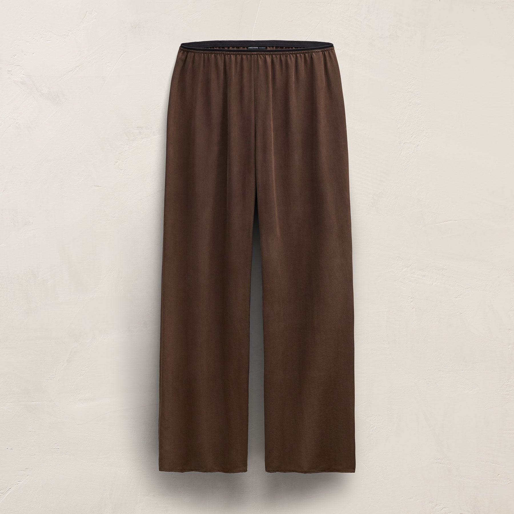 Pull On Silk Pants - Washed Brown | James Perse Los Angeles