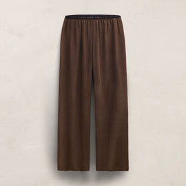 Pull On Silk Pants - Washed Brown | James Perse Los Angeles