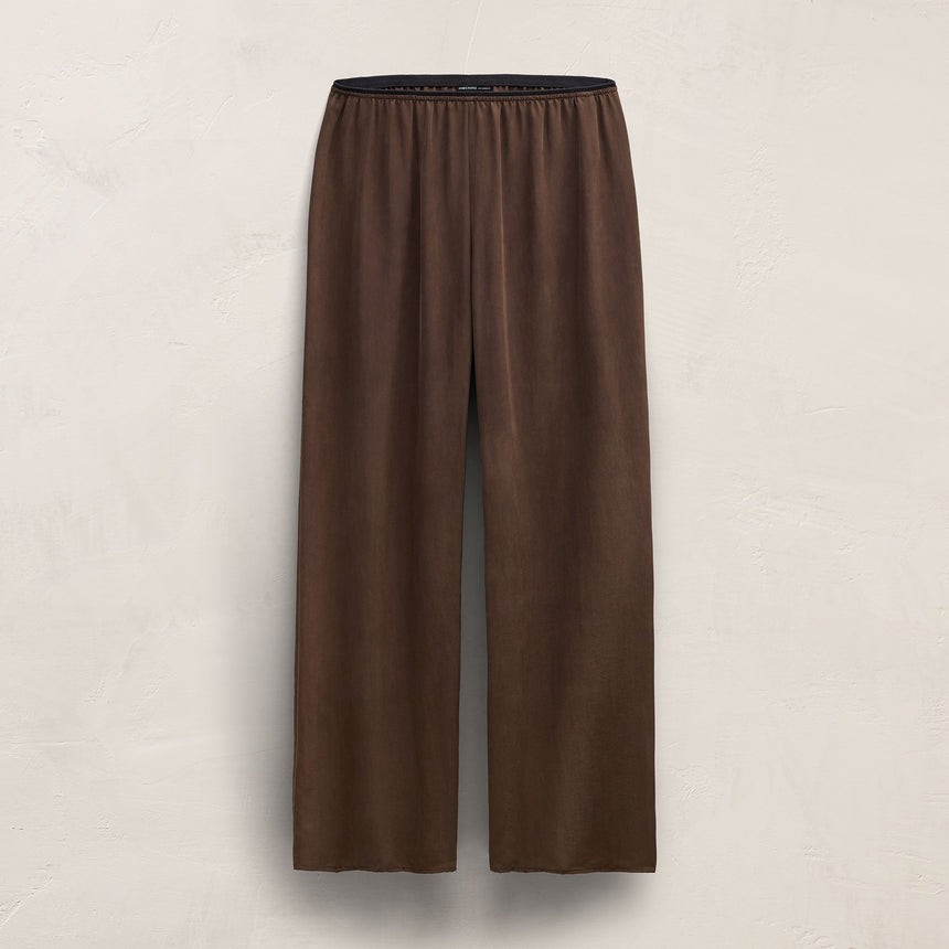 Pull On Silk Pants - Washed Brown | James Perse Los Angeles
