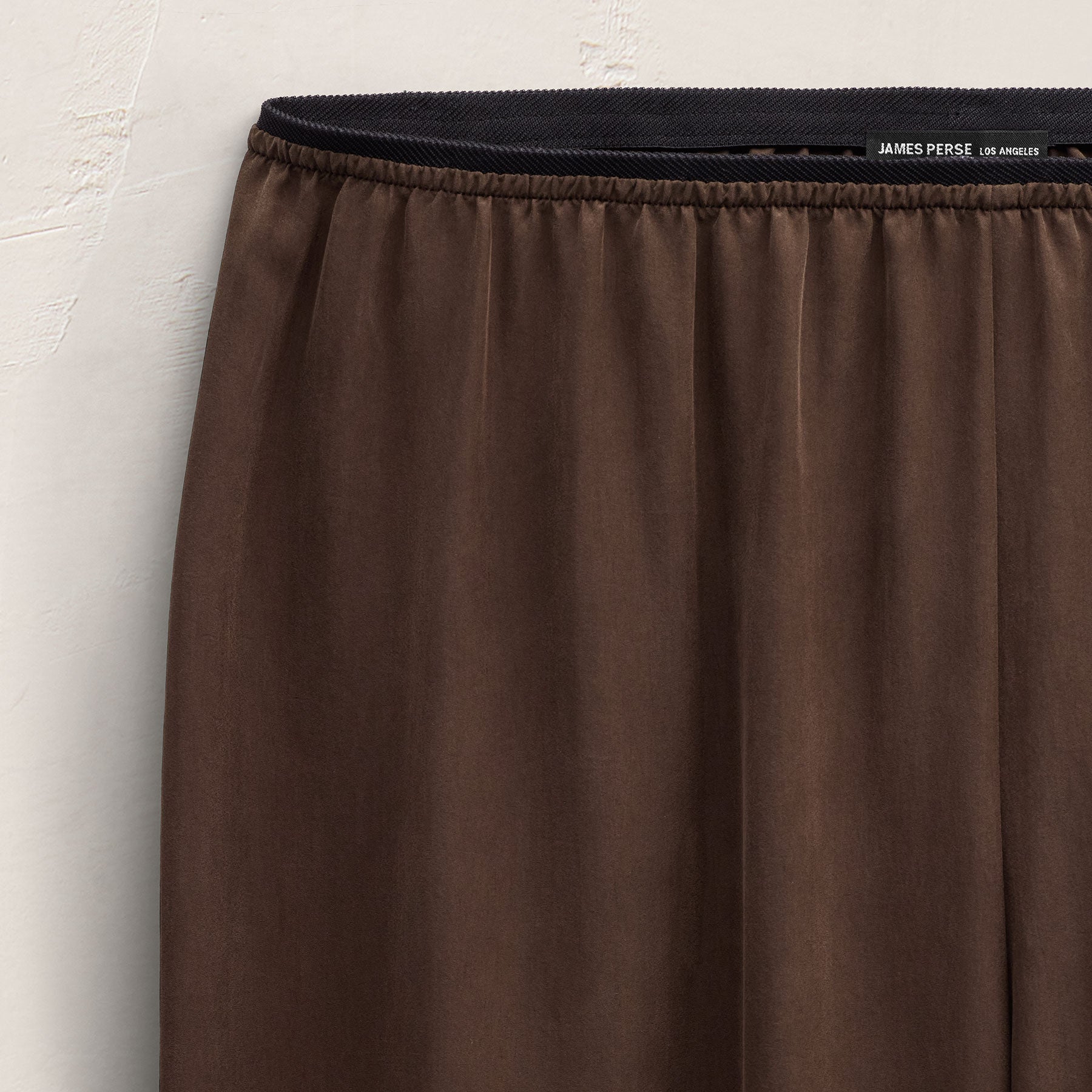 Pull On Silk Pants - Washed Brown | James Perse Los Angeles
