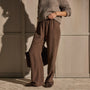 Pull On Silk Pants - Washed Brown | James Perse Los Angeles