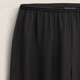 Washed Silk Relaxed Pant - Washed Black
