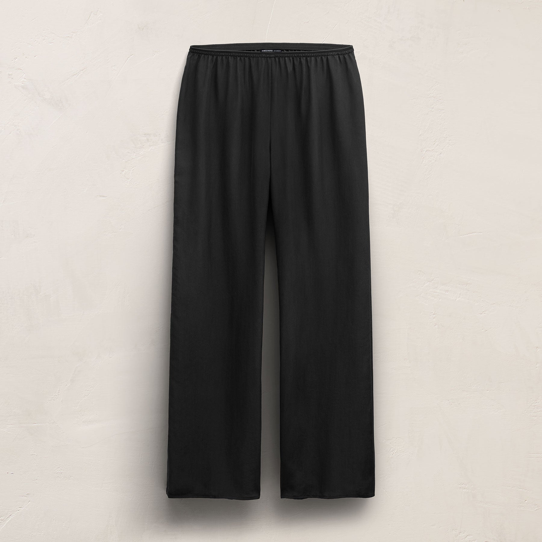 Washed Silk Relaxed Pant - Washed Black