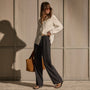 Pull On Silk Pants - Washed Black | James Perse Los Angeles