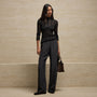 Washed Silk Relaxed Pant in Washed Black | James Perse Los Angeles