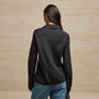 Washed Silk Slim Shirt in Washed Black | James Perse Los Angeles