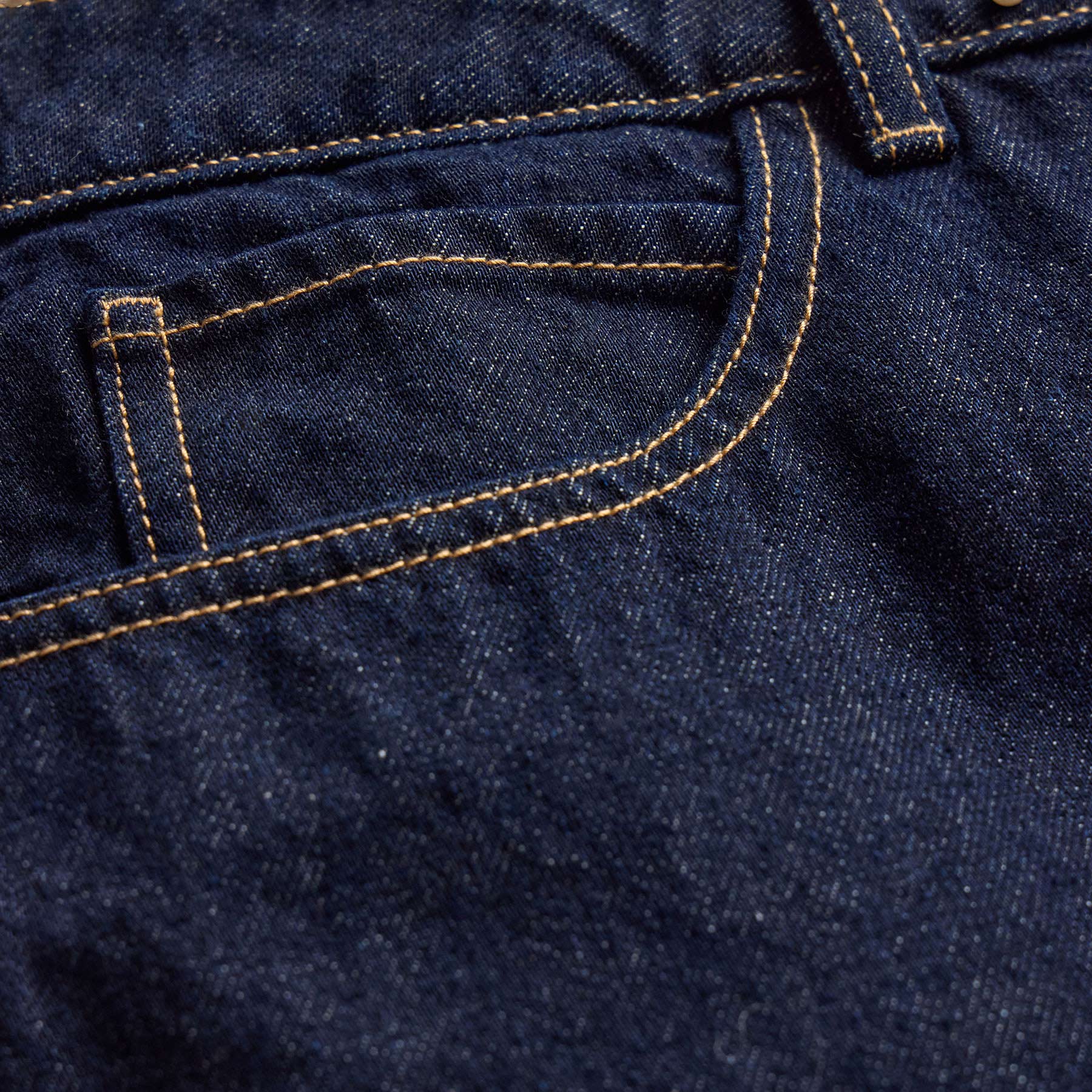 Indigo Denim Long Skirt - Indigo Wash | James Perse Los Angeles
