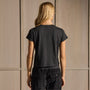 Cotton Jersey Shrunken Tee - Black | James Perse Los Angeles