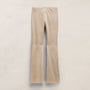 Stretch Suede Bootcut Pant in Ecru | James Perse Los Angeles