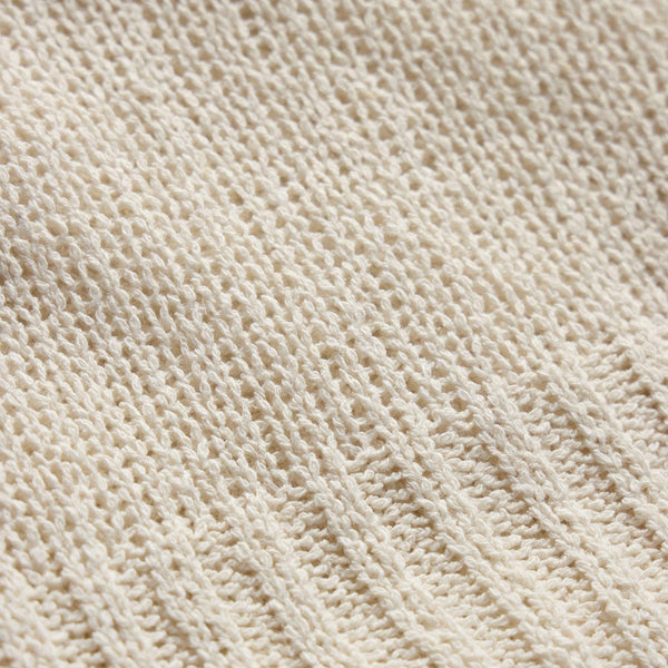 East Cape Silk Linen Quarter Zip in Ivory | James Perse Los Angeles