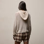 East Cape Silk Linen Hooded Sweater in Ivory | James Perse Los Angeles