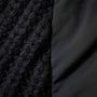 Mixed Media Zip Front Jacket in Black | James Perse Los Angeles
