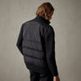 Mixed Media Zip Front Jacket in Black | James Perse Los Angeles