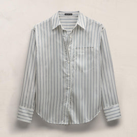 Silk Stripe Shirt - Pacific Stripe