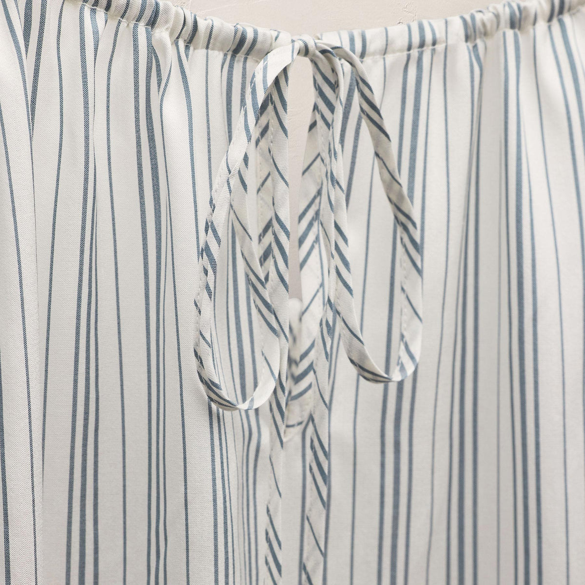 Silk Stripe Strappy Tie Dress in Pacific Stripe | James Perse Los Angeles