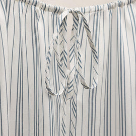 Silk Stripe Strappy Tie Dress in Pacific Stripe | James Perse Los Angeles