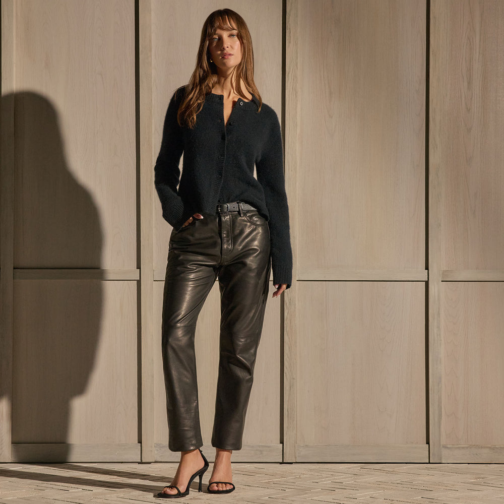 Leather Pant - Black | James Perse Los Angeles