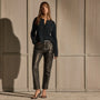 Leather Pant - Black | James Perse Los Angeles