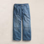 Wide Leg Ultility Jean in Mid Blue Wash | James Perse Los Angeles
