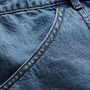 Wide Leg Ultility Jean in Mid Blue Wash | James Perse Los Angeles