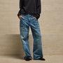 Wide Leg Ultility Jean in Mid Blue Wash | James Perse Los Angeles