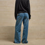 Wide Leg Ultility Jean in Mid Blue Wash | James Perse Los Angeles