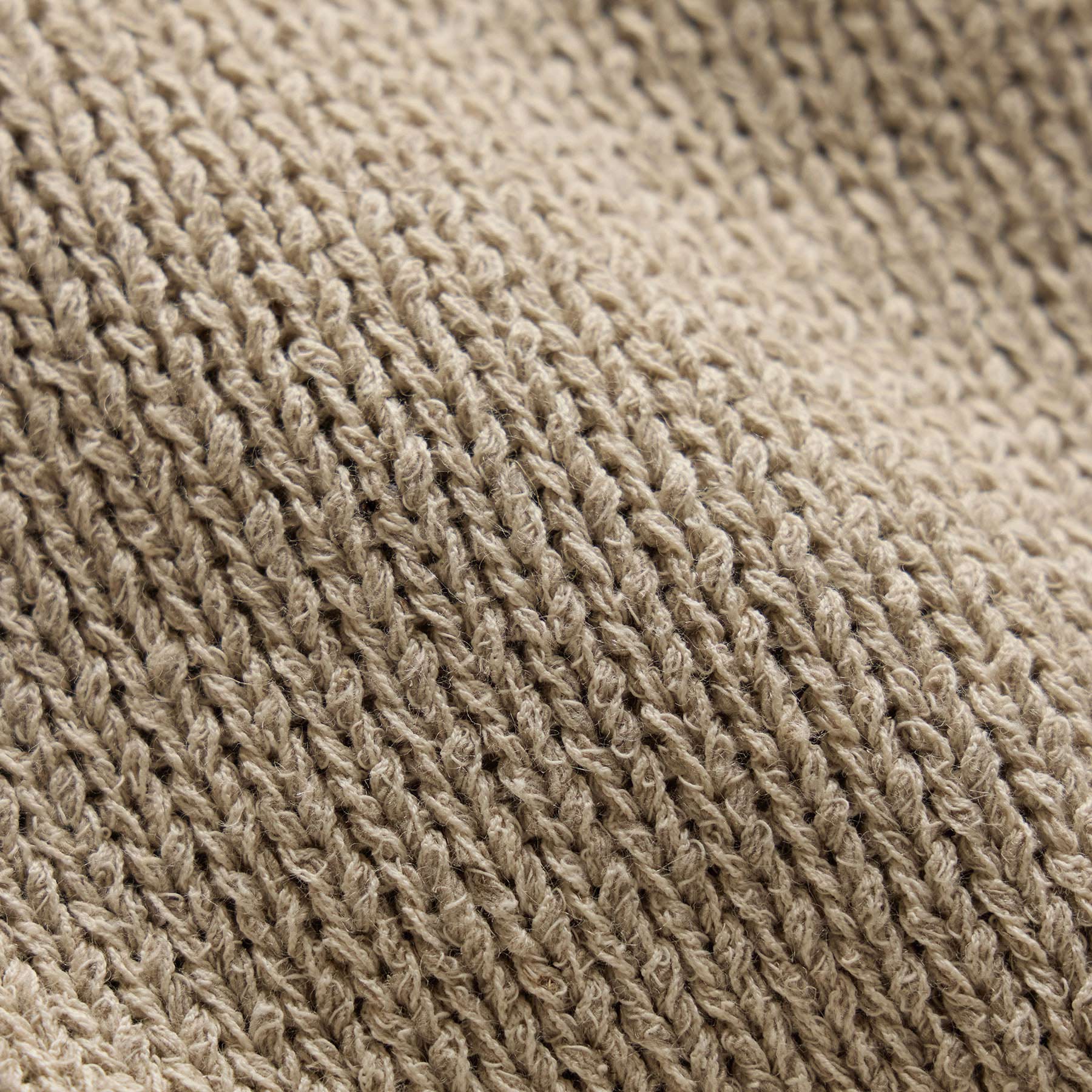 Baja Tie Front Cardigan in Natural/Tobacco | James Perse Los Angeles