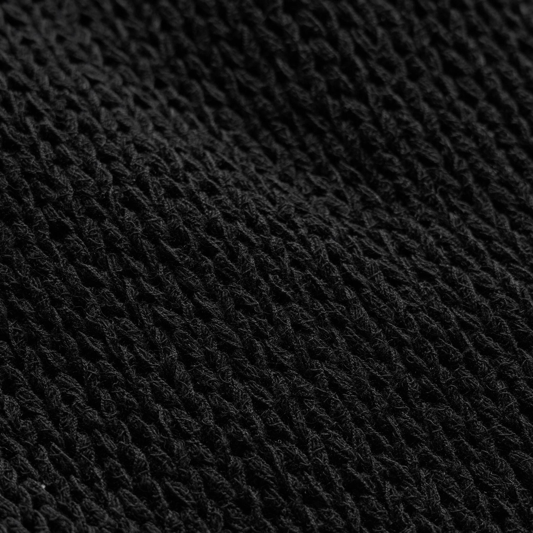 Oversized Cotton Linen Beach Sweater in Black | James Perse Los Angeles