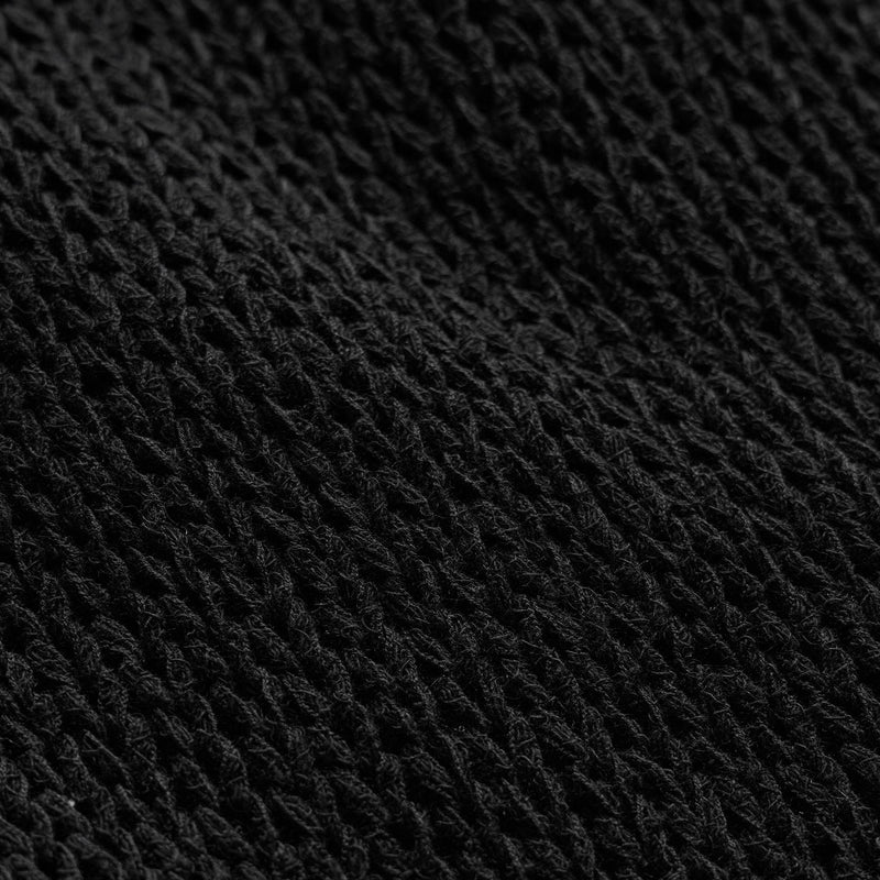 Oversized Cotton Linen Beach Sweater in Black | James Perse Los Angeles