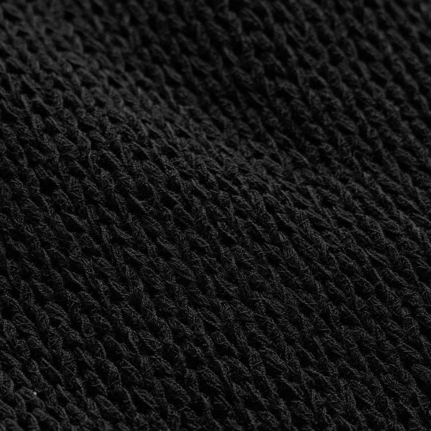 Oversized Cotton Linen Beach Sweater in Black | James Perse Los Angeles