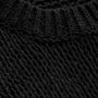 Oversized Cotton Linen Beach Sweater in Black | James Perse Los Angeles