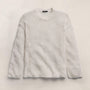 Cotton Linen Open Knit Crew in Off White | James Perse Los Angeles