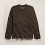 Oversized Cotton Linen Beach Sweater in Storm | James Perse Los Angeles