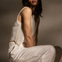 Cotton Linen Sweater Tank In Off White | James Perse Los Angeles