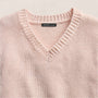 Cotton Linen V Neck Boxy Sweater In Light Rose Quartz | James Perse Los Angeles