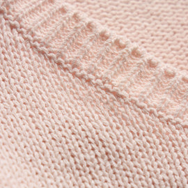 Cotton Linen V Neck Boxy Sweater In Light Rose Quartz | James Perse Los Angeles