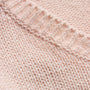 Cotton Linen V Neck Boxy Sweater In Light Rose Quartz | James Perse Los Angeles