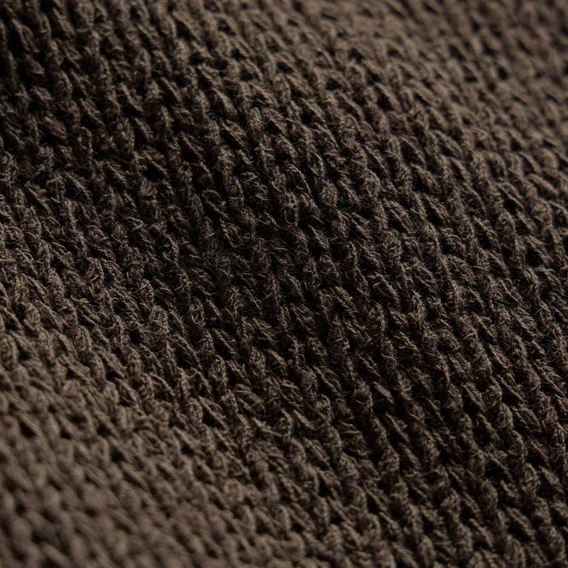 Cotton Linen V Neck Boxy Sweater In Storm | James Perse Los Angeles