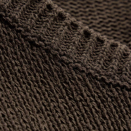 Cotton Linen V Neck Boxy Sweater In Storm | James Perse Los Angeles