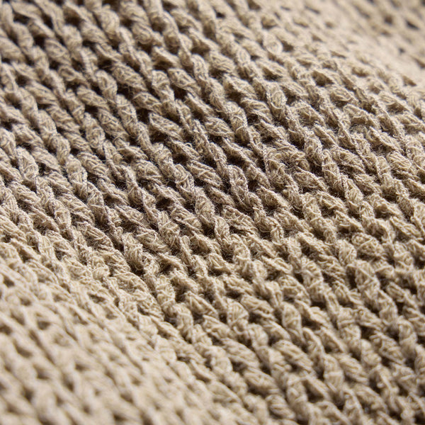 Cotton Linen Pullover Sweater - Overcast