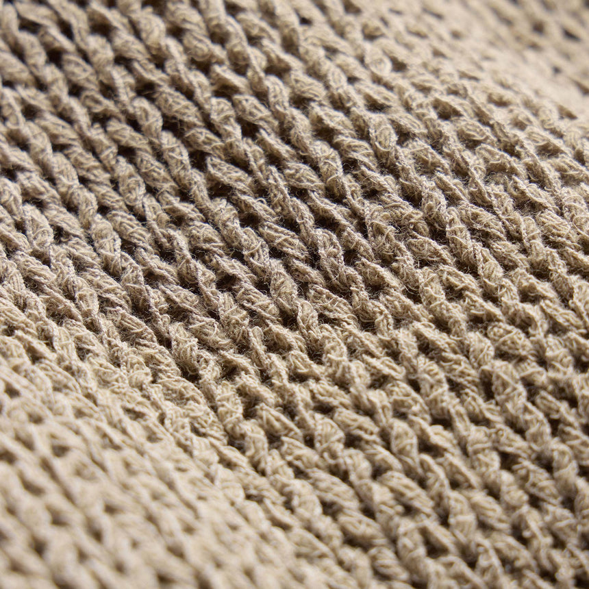 Cotton Linen Pullover Sweater - Overcast
