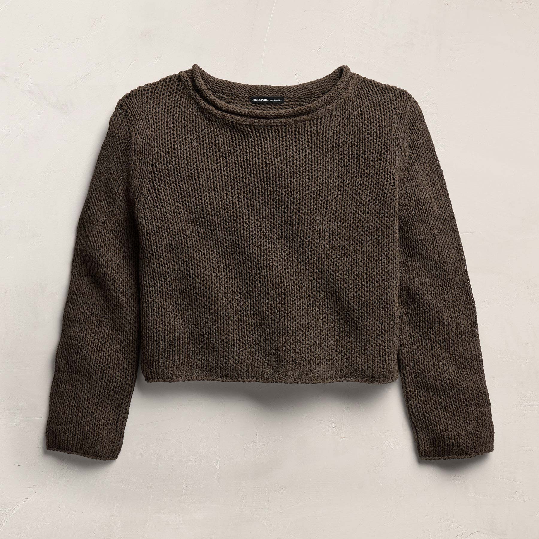 Cotton Linen Pullover Sweater - Storm