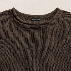 Cotton Linen Pullover Sweater - Storm